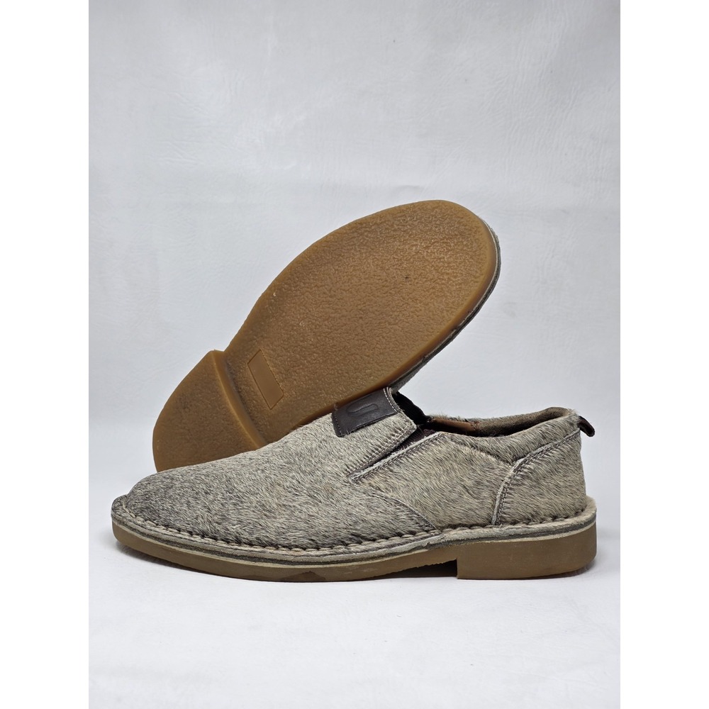Uwezo Slip On Casual Brown Shoes Mens Size 9.5 Model 5132 Pre-owned